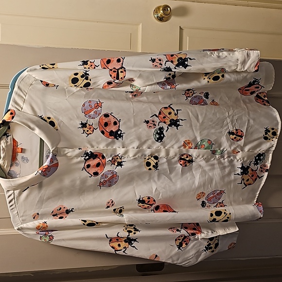 Modcloth ladybug blouse - Picture 1 of 6